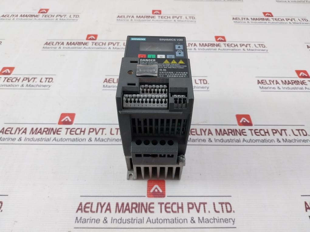 Siemens 6Sl3210-5Bb15-5Uv1 Uss/Modbus Rtu W/ Built-in Bop Protection