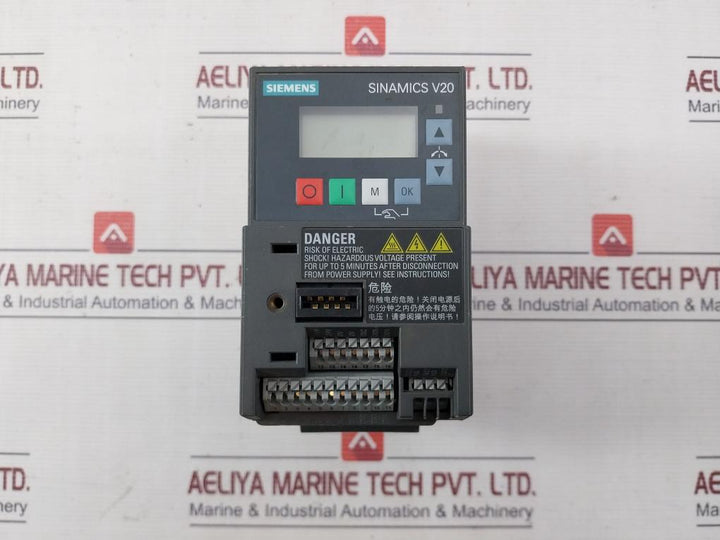 Siemens 6Sl3210-5Bb15-5Uv1 Uss/Modbus Rtu W/ Built-in Bop Protection