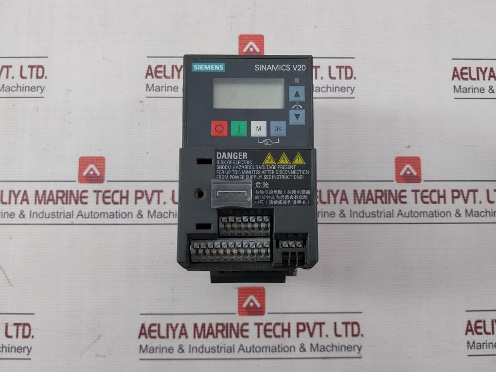 Siemens 6Sl3210-5Bb15-5Uv1 Uss/Modbus Rtu W/ Built-in Bop Protection