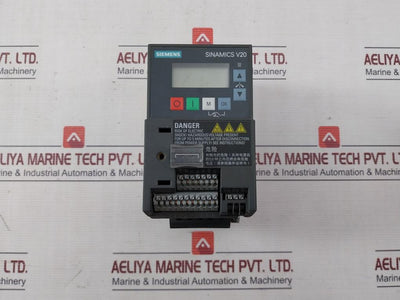 Siemens 6Sl3210-5Bb15-5Uv1 Uss/Modbus Rtu W/ Built-in Bop Protection