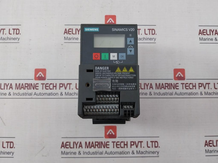 Siemens 6Sl3210-5Bb15-5Uv1 Uss/Modbus Rtu W/ Built-in Bop Protection