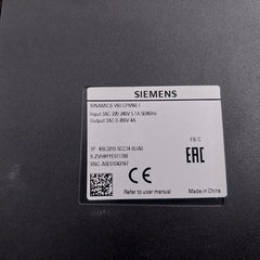 Siemens 6Sl3210-5Cc14-0Ua0 Controlled Power I/O Module 3Ac 220-240V 5.1A 50/60Hz