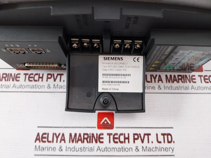 Siemens 6Sl3210-5Cc21-0Ua0 Sinamics Controlled Power Module V60 Cpm60.1 0-200V&nbsp;