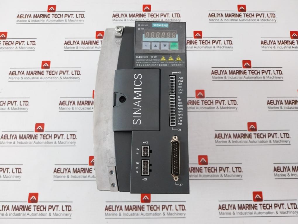 Siemens 6Sl3210-5Cc21-0Ua0 Sinamics Controlled Power Module V60 Cpm60.1 0-200V&nbsp;
