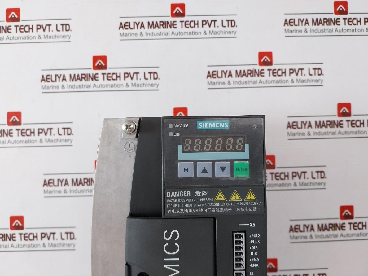 Siemens 6Sl3210-5Cc21-0Ua0 Sinamics Controlled Power Module V60 Cpm60.1 0-200V&nbsp;