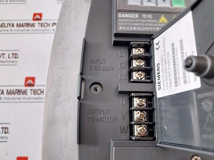 Siemens 6Sl3210-5Cc21-0Ua0 Sinamics Controlled Power Module V60 Cpm60.1 0-200V&nbsp;