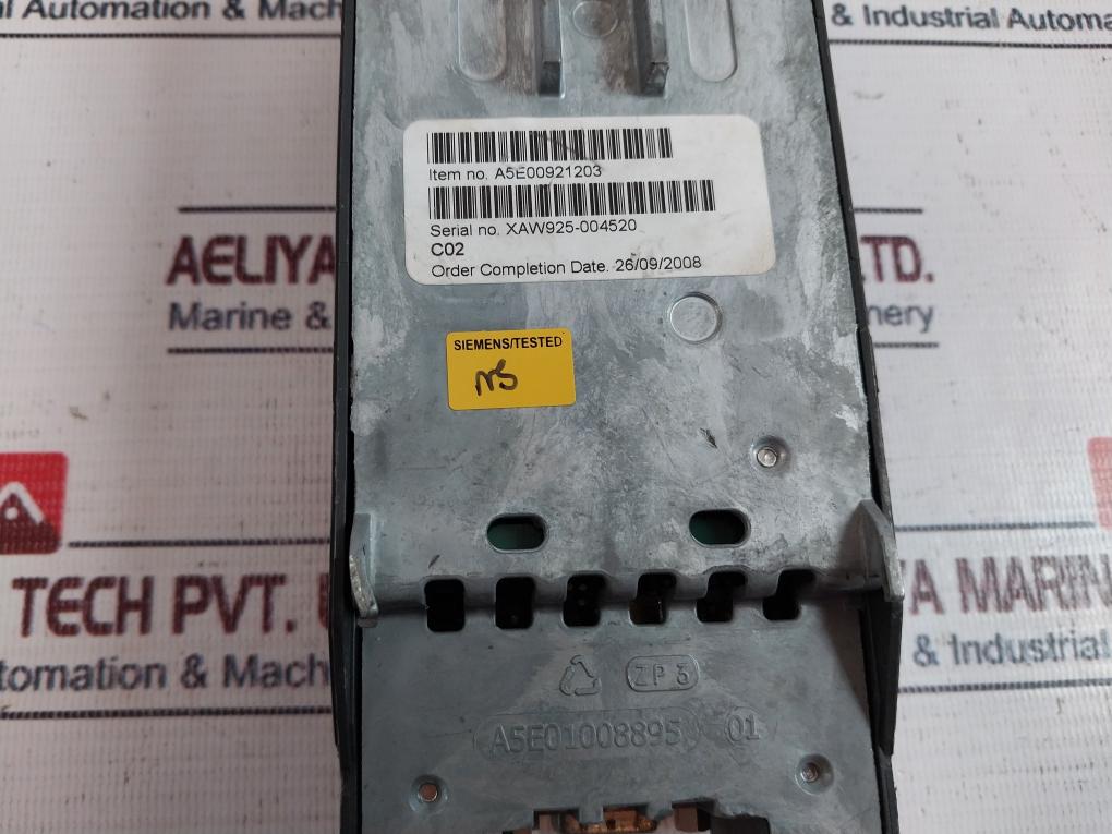 Siemens 6Sl3244-0Ba21-1Pa0 Control Unit Version: C02