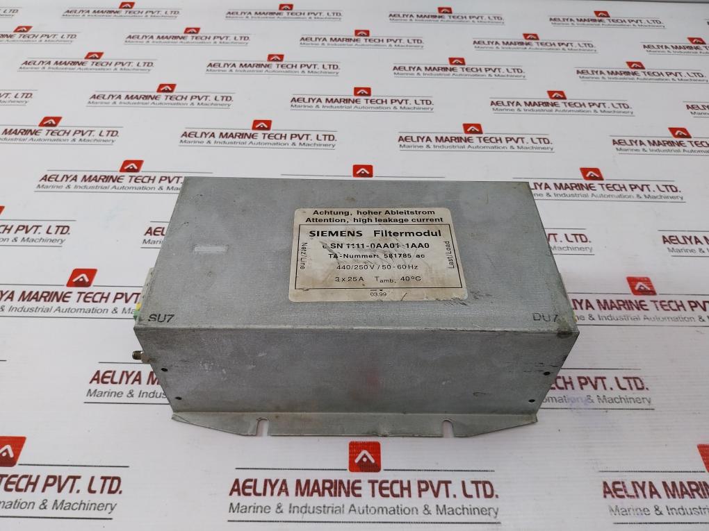 Siemens 6 Sn 1111-0Aa01-1Aa0 Filter Module 3 X 25A