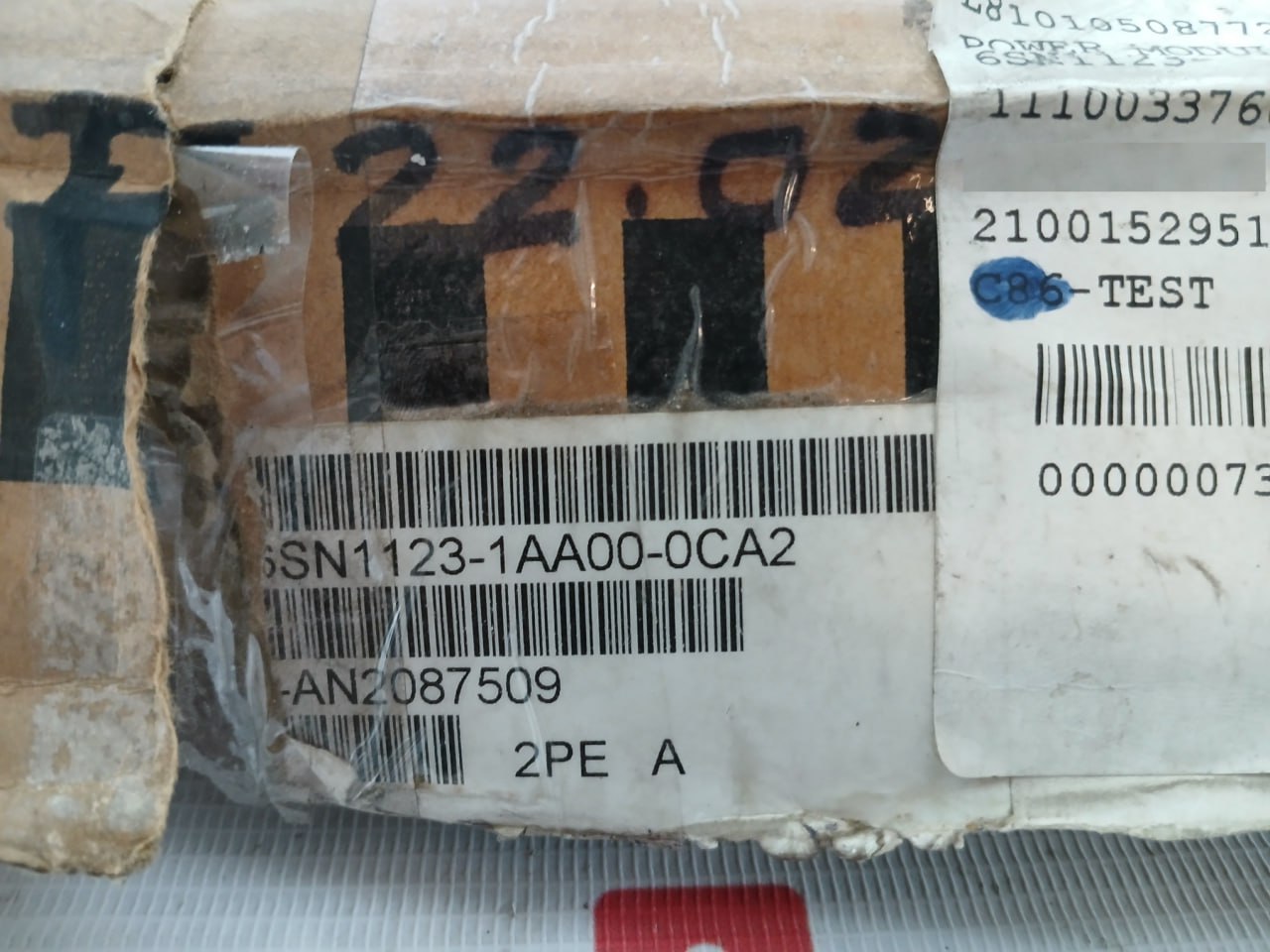 Siemens 6Sn1123-1Aa00-0Ca2 Simodrive 611 P No Power Module Lt-modul Int. 50A