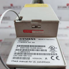 Siemens 6Sn1123-1Aa00-0Ha1 Simodrive Power Module Lt-modul Int.8A Version: A