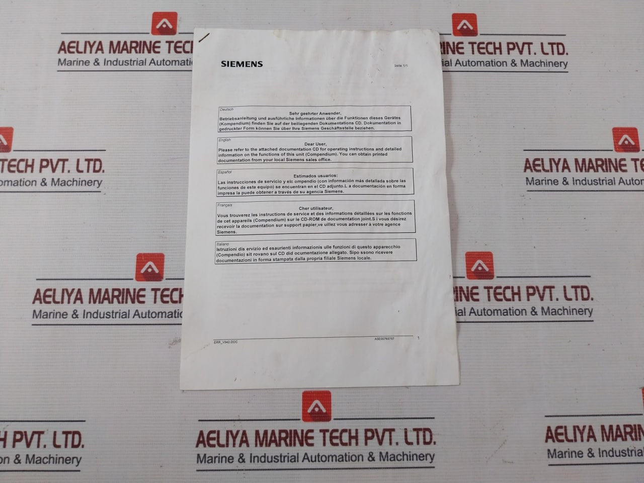 Siemens 6Sx7010-0Fa10 Documentation + Drive Monitor V5.4 Cd + 6Sy7000-0Ad28 Set