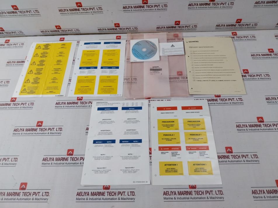 Siemens 6Sx7010-0Fa10 Documentation + Drive Monitor V5.4 Cd + 6Sy7000-0Ad28 Set