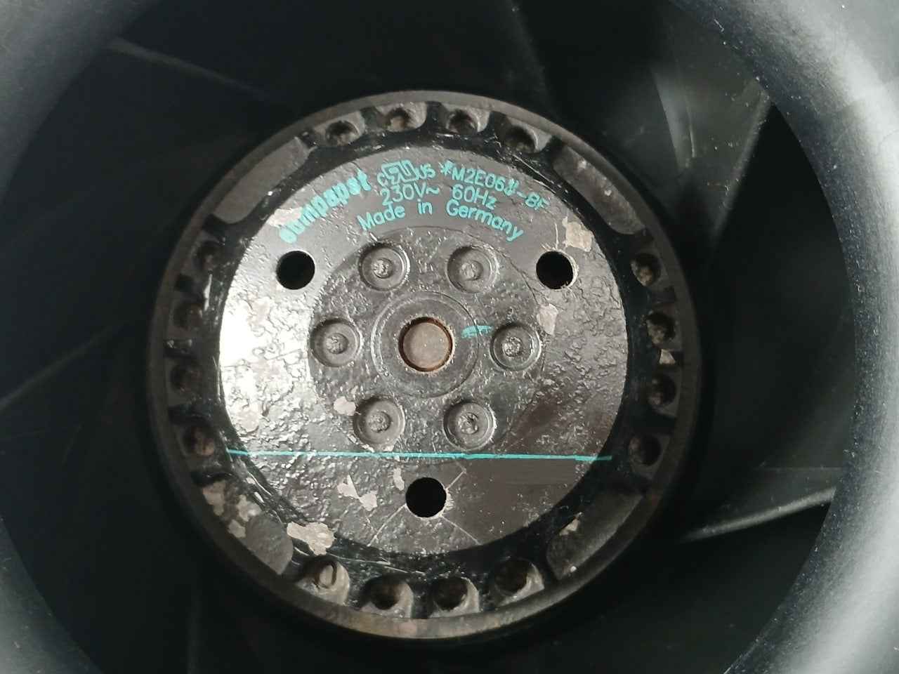 Siemens 6Sy7000-0Ab28 Ventilation Fan 230V 60Hz En 60252-1