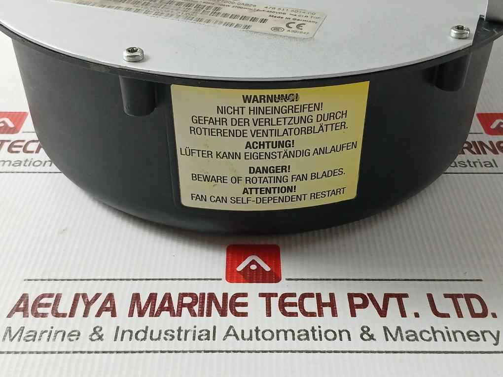 Siemens 6Sy7000-0Ab28 Ventilation Fan 230V 60Hz En 60252-1