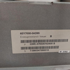 Siemens 6Sy7000-0Ad65 Simovert Capacitor Board S T-b80347590019