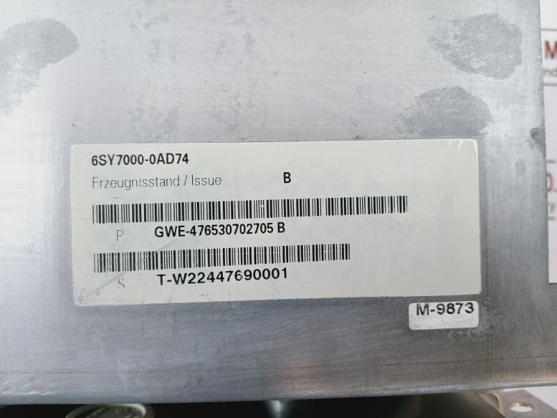 Siemens 6Sy7000-0Ad74 Masterdrive Dc Link Capacitor Complete W/ Rack