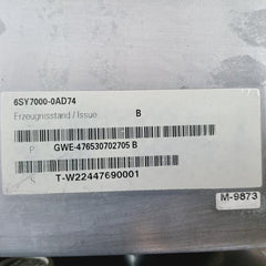 Siemens 6Sy7000-0Ad74 Masterdrive Dc Link Capacitor Complete W/ Rack