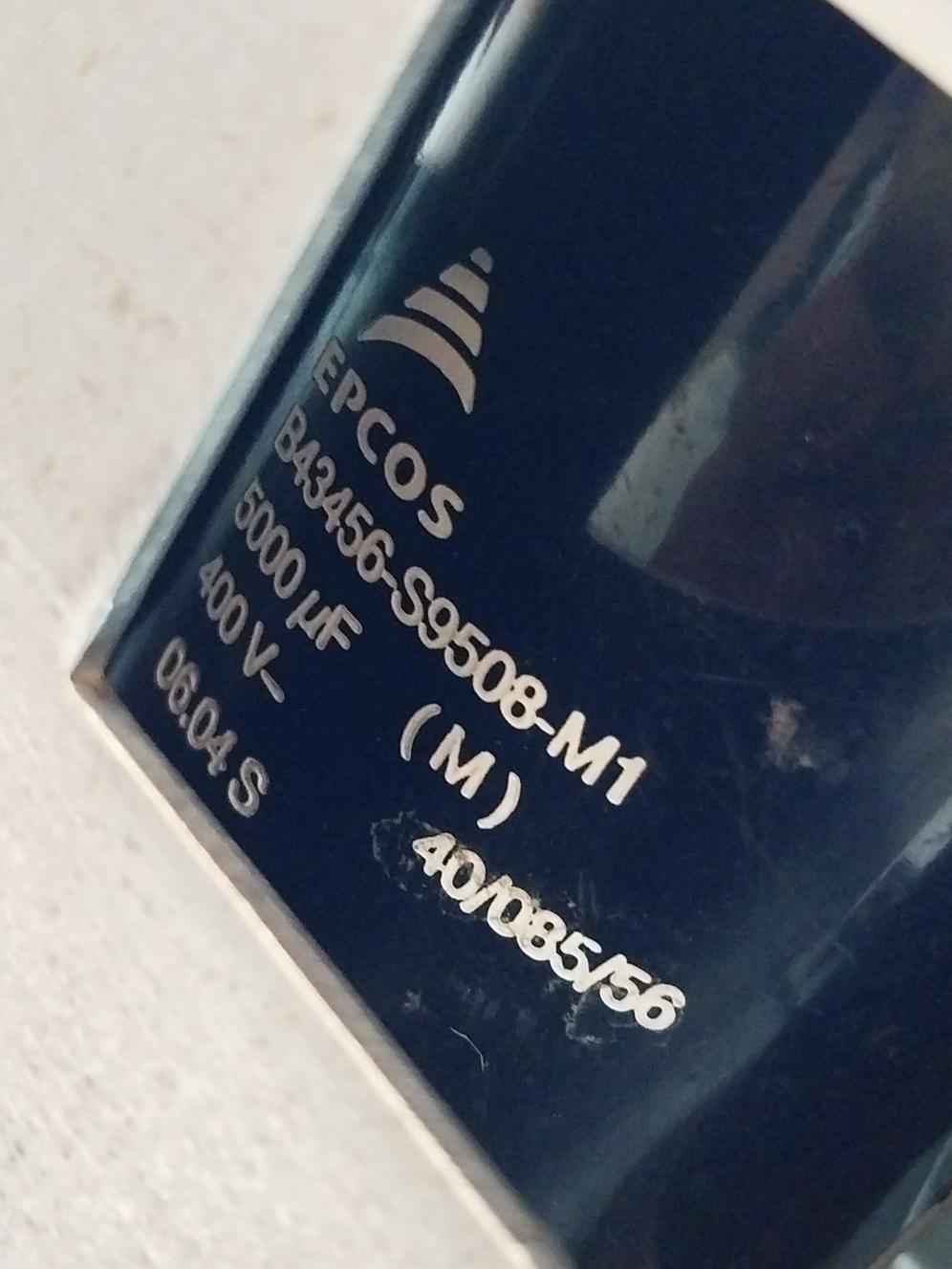 Siemens 6Sy7000-0Ad74 Masterdrive Dc Link Capacitor Rack Module 400V Dc