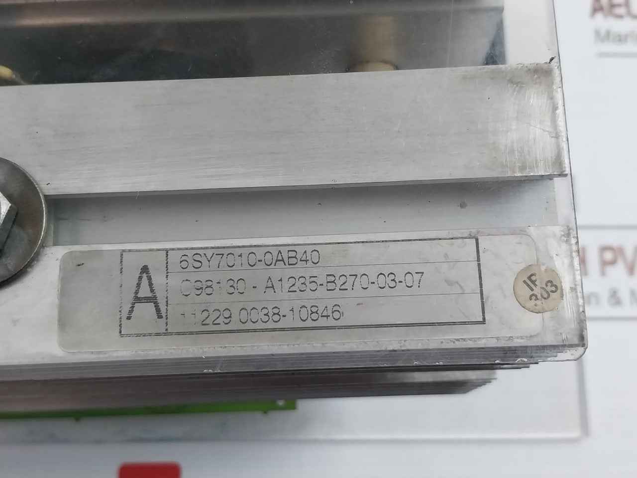 Siemens 6Sy7010-0Ab40 Thyristor Block Module 6Se7041-3Fk85-1Ja0