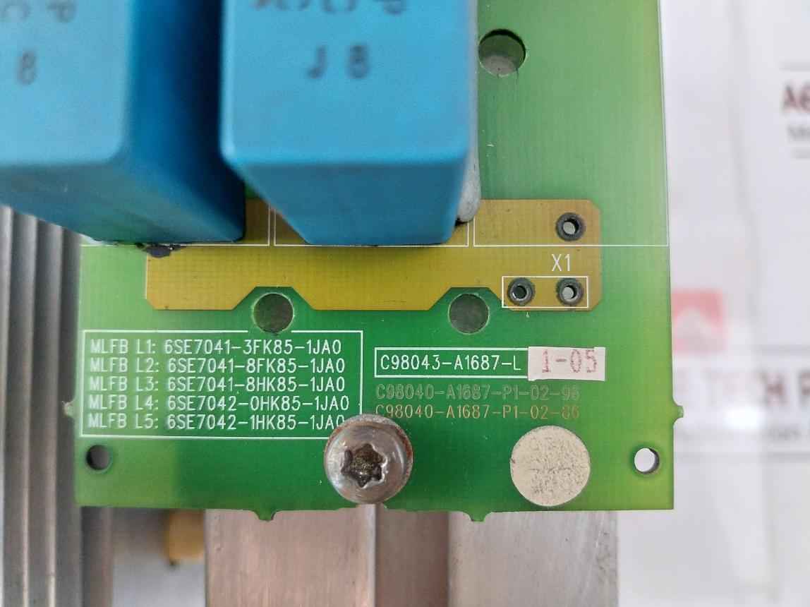 Siemens 6Sy7010-0Ab40 Thyristor Block Module C98130-a1234-c578