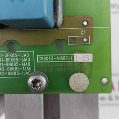 Siemens 6Sy7010-0Ab41 Thyristor Module C98130-a1235-b271-03-07