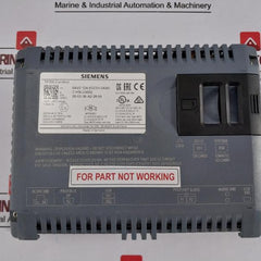 Siemens 6Av2 124-0Gc01-0Ax0 Comfort Panel Dc 24V 0.85A Max