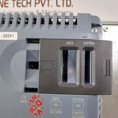 Siemens 6av2124-0jc01-0ax0-z A01+d02 Panel Touch Screen Ip65 24 Vdc