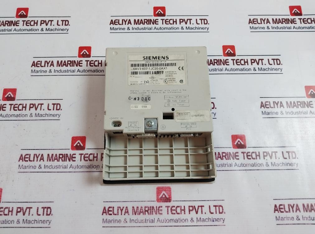 Siemens 6AV3 607-1JC20-0AX1 Simatic OP7 Operator Panel