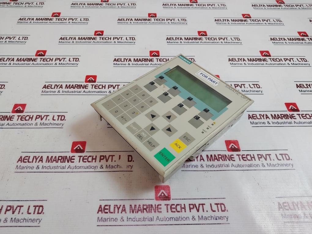 Siemens Simatic Op7 6Av3 607-1Jc20-0Ax1 Operator Panel