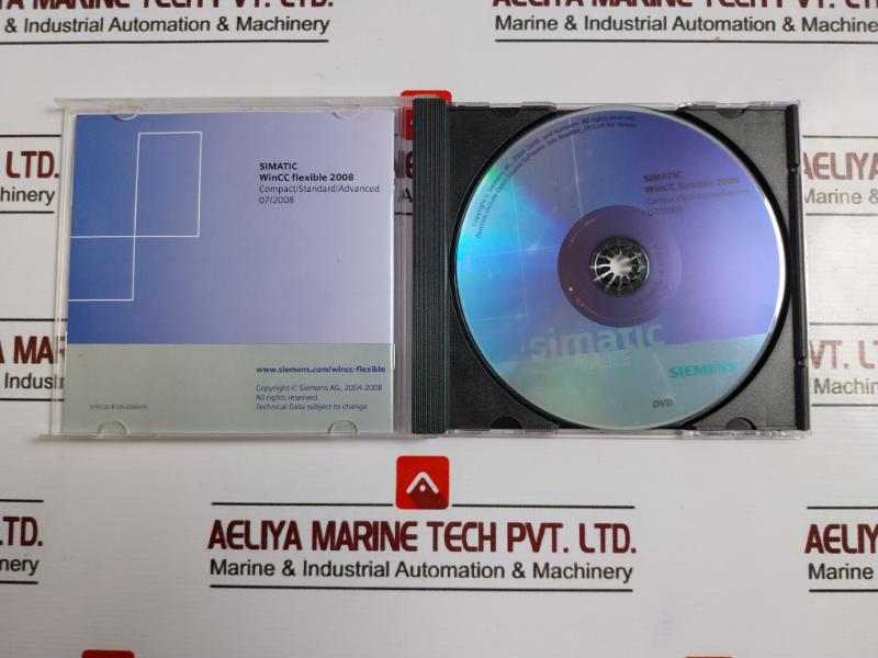 Siemens 6Av6612-0Aa51-3Ca5 Wincc Flexible 2008 Engineering Software License Usb