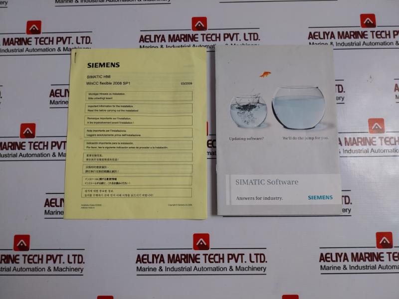 Siemens 6Av6612-0Aa51-3Ca5 Wincc Flexible 2008 Engineering Software License Usb