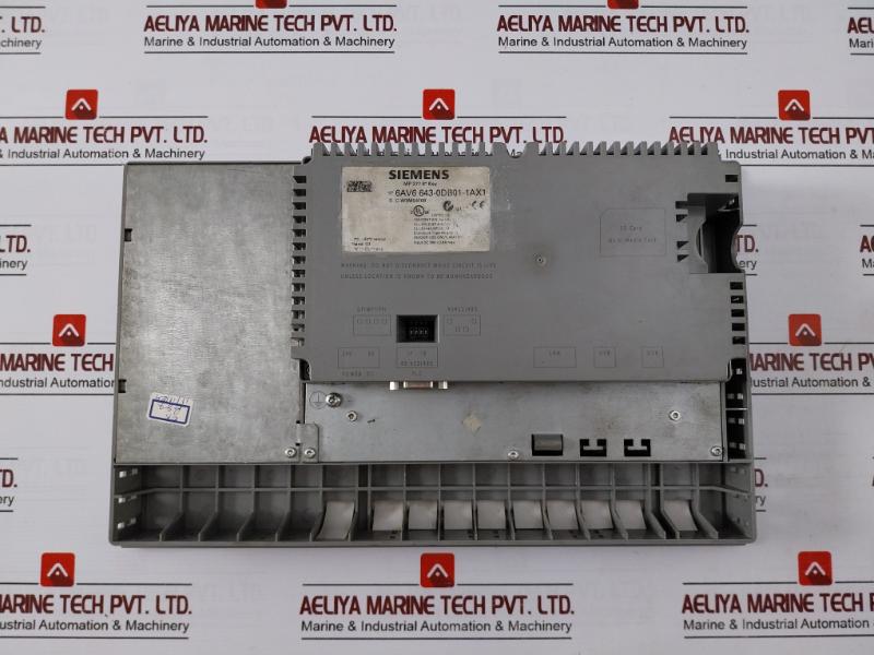 Siemens 6av6 643-0db01-1ax1 Touch Multi Hmi Panel Single Phase S C-w3m54108
