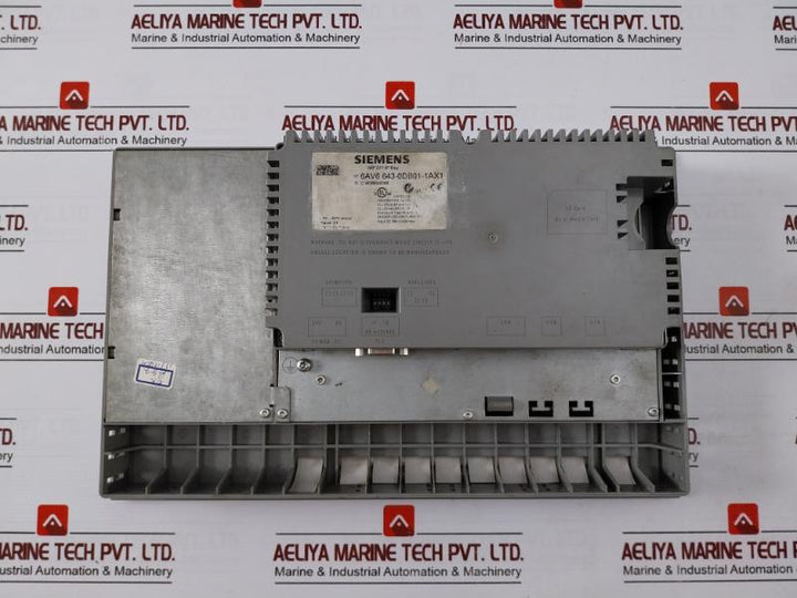 Siemens 6Av6 643-0Db01-1Ax1 Touch Multi Hmi Panel Single Phase S C-w3M54108