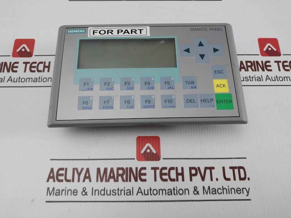 Siemens 6av6 647-0ah11-3ax0 Kp300 Simatic Hmi Basic Panel 24v Dc (not Working)