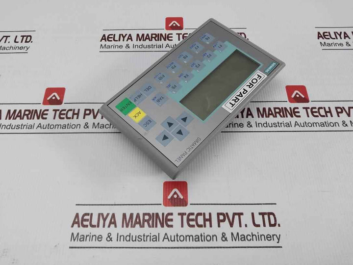Siemens 6av6 647-0ah11-3ax0 Kp300 Simatic Hmi Basic Panel 24v Dc (not Working)
