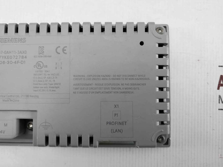 Siemens 6av6 647-0ah11-3ax0 Kp300 Simatic Hmi Basic Panel 24v Dc (not Working)