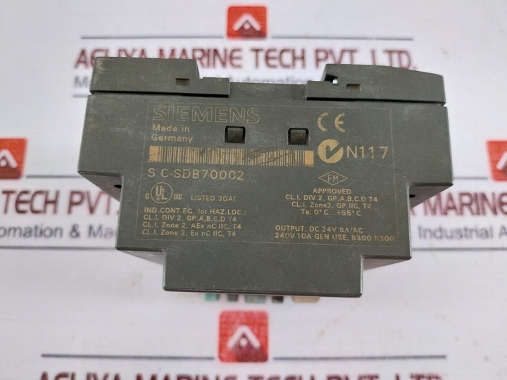 Siemens 6ED1 052-1FB00-0BA4 LOGO! 230RC Logic Module Display Expandable