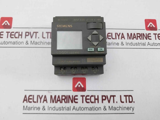 Siemens 6ed1 052-1md00-0ba3 Logo Logic Module Dc 24v 8a/ac 240v 10a