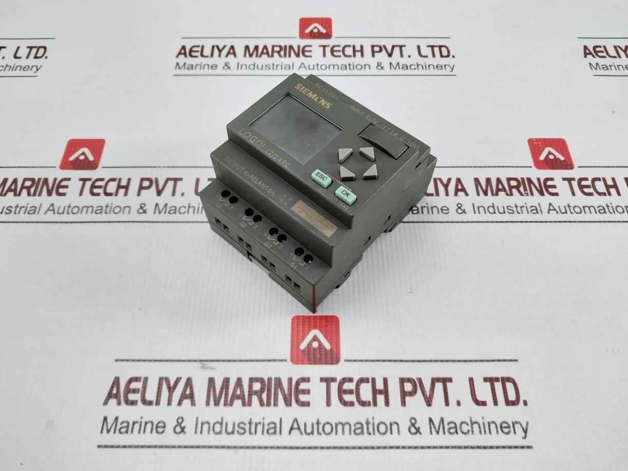 Siemens 6ed1 052-1md00-0ba3 Logo Logic Module Dc 24v 8a/ac 240v 10a