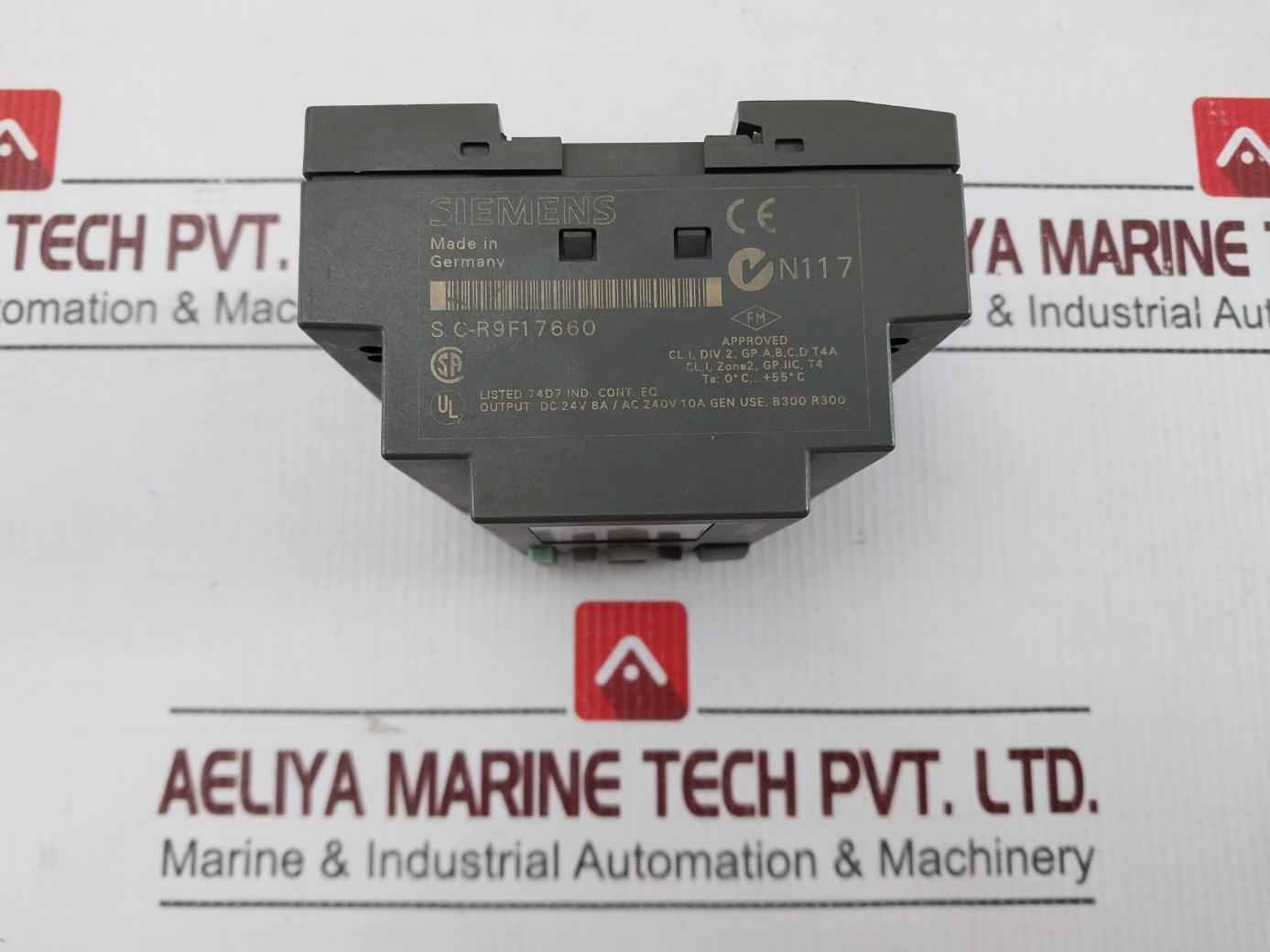 Siemens 6ed1 052-1md00-0ba3 Logo Logic Module Dc 24v 8a/ac 240v 10a