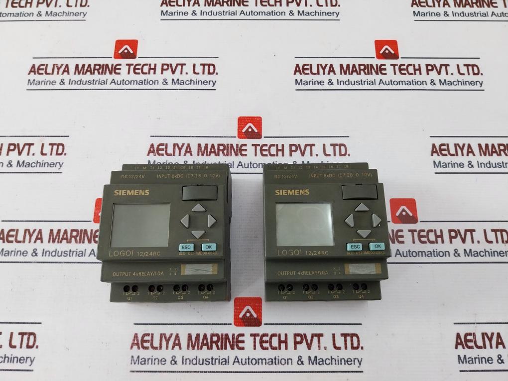 Siemens 6ED1 052-1MD00-0BA3 Logo! Logic Module 10A 12/24VDC