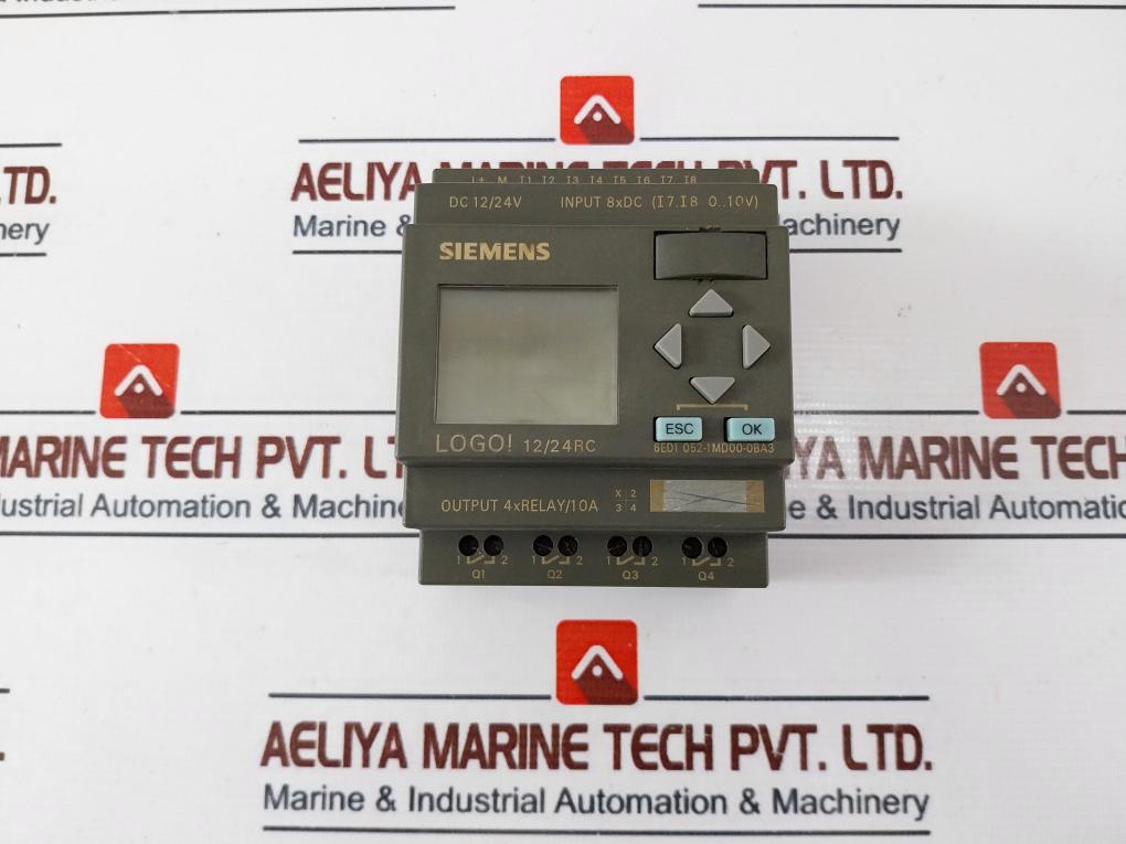 Siemens 6ED1 052-1MD00-0BA3 Logo! Logic Module 10A 12/24VDC