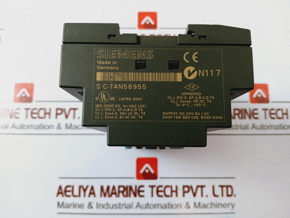 Siemens 6Ed1 052-1Md00-0Ba5 Logic Module Logo 12/24Rc With Dm8 12/24R