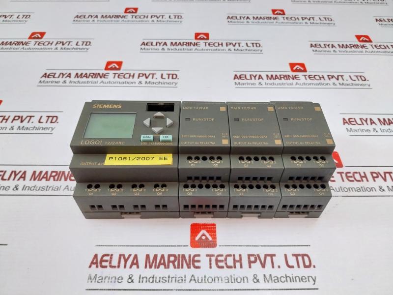 Siemens 6Ed1 052-1Md00-0Ba5 Logic Module Output 4Xrelay