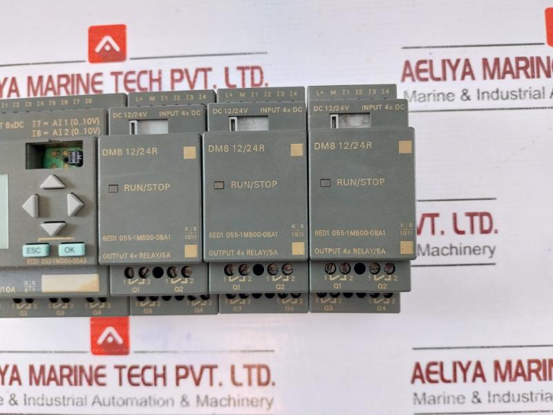 Siemens 6Ed1 052-1Md00-0Ba5 Logic Module Output 4Xrelay