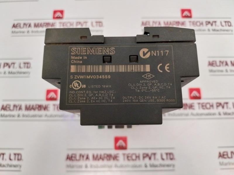 Siemens 6Ed1 052-1Md00-0Ba5 Logic Module Output 4Xrelay