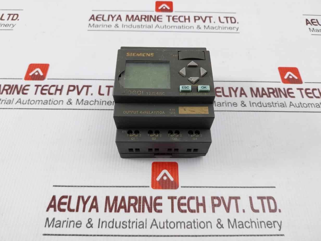 Siemens 6ed1 052-1md00-0ba6 Logo! Logic Module 12/24rc Dc 12/24v