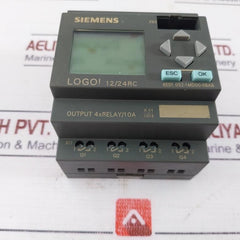 Siemens 6ed1 052-1md00-0ba6 Logo! Logic Module 4xrelay Output 10a Dc 12/24v