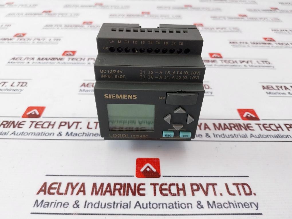 Siemens 6ED1 052-1MD00-0BA6 Logo! Programmable Logic Controller 240VAC