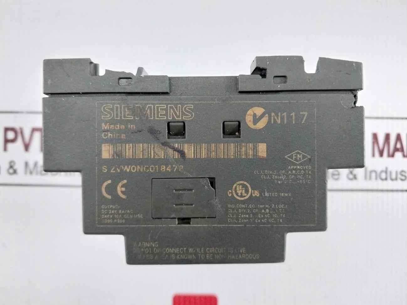 Siemens 6ed1 052-1md00-0ba6 Programmable Logic Controller Unit 240v 10a 0c+55c